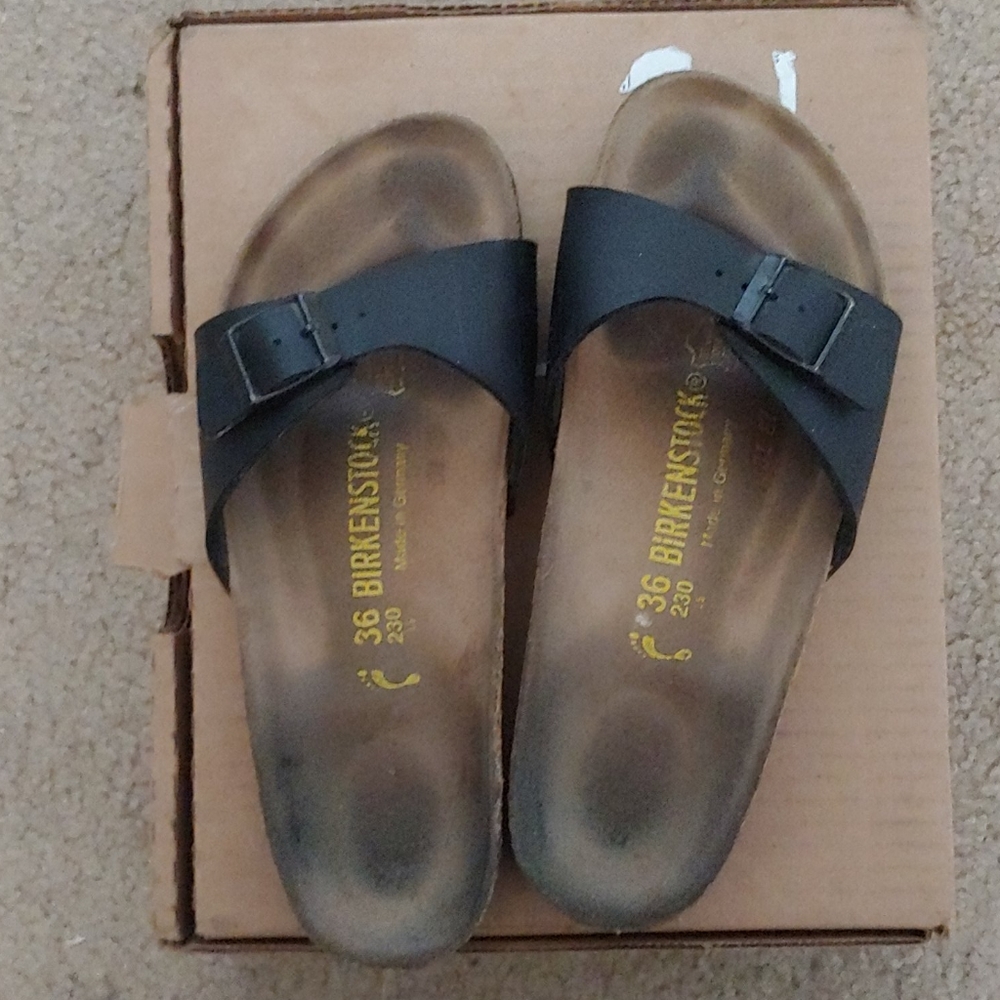 Birkenstock one strap sandals